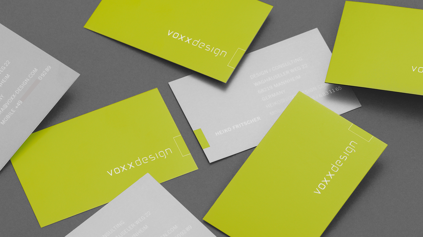 Visitenkarten Design für voxx design | Mannheim | by Ilyas Susever