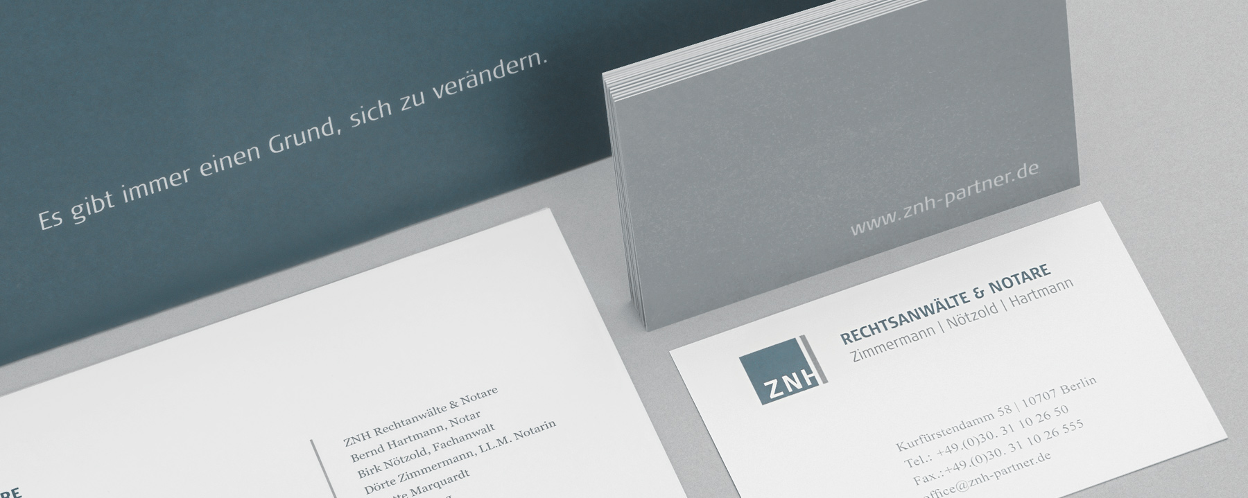 Geschäftsausstattung ZNH Rechtsanwälte & Notare | Berlin | by Ilyas Susever